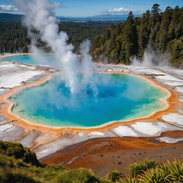 Comment organiser une randonnée pour découvrir les geysers de Rotorua, Nouvelle-Zélande?